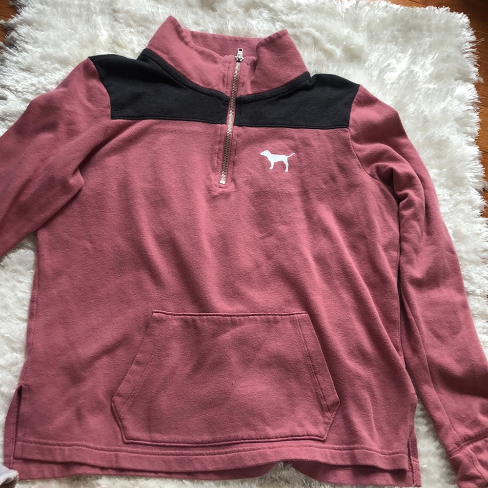 PINK Victoria’s Secret quarter zip up size small